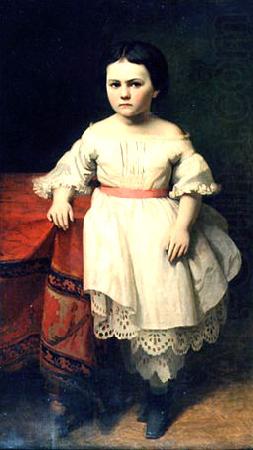 Portrait of the Daughter of Nikolai Petrovitsch Semjonov, Johann Koler